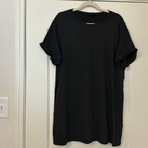 Black Tunic with Cuffed Sleeves; 2XL NWOT